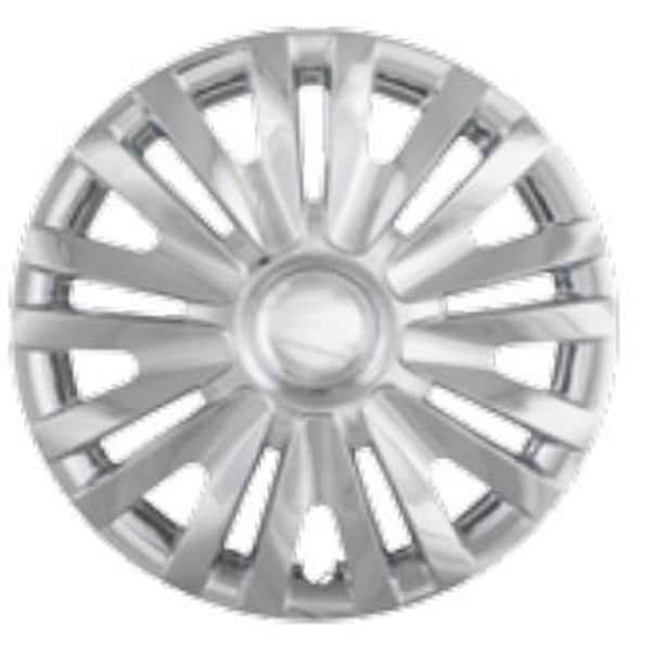 Coast2Coast 15", 9 Split Spoke, Silver, Plastic, Set Of 4, Spring Steel Clip IWC50715S - main